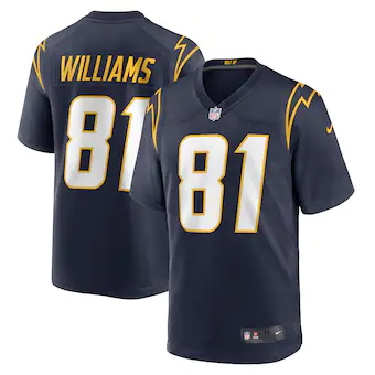 mens nike mike williams navy los angeles chargers alternate
